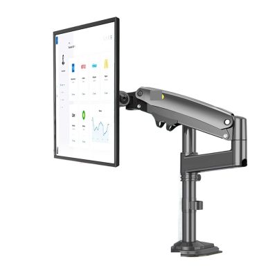 H100 Gas Spring 22-35" LCD LED Monitor Holder Arm Full Motion Desktop Monitor TV Mount Bracket Load 2-12 Kgs (Color : H100)