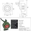 XLTEAM Metal Hand Crank Siren Horn, Handheld Air Raid Siren, 120db Portable Manual Operated, Aluminum Alloy Crank, Waterproof and Moisture-Proof, for Factories, Schools, Mine, Airport view 4