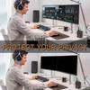 JQZWXX Desktop Computer Privacy Protective Film 24-32in Magnetic Privacy Screen Can Be Hung Removable Privacy Screen Protect Information HD Eye Protection Anti-Glare and Anti-Blue Light,27in 612.6*356 view 2