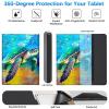 BREIDMKFM Keyboard Case for iPad 10th Gen 2022 10.9 Inch with Pencil Holder, Detachable Wireless Bluetooth Keyboard Tablet Cover for iPad 10th Gen A2696 A2757 A2777, Sea Turtles in Ocean view 3