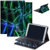 AIRWEE Case for Amazon Fire HD 10 & 10 Plus Tablet (13th/11th Generation, 2023/2021 Release) 10.1" with Keyboard, PU Leather Multiple-Angles Keyboard Case for Amazon Fire Tablet 10, Dragonfly view 1