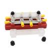 Power Distribution Block Bus Bar Double Row with Cover and Ring Terminals for Boat/Car/RV/Yacht, 4 x M6 Screws Terminals, Max 48V 150A (Red) view 2