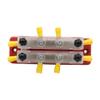 Power Distribution Block Bus Bar Double Row with Cover and Ring Terminals for Boat/Car/RV/Yacht, 4 x M6 Screws Terminals, Max 48V 150A (Red) view 4
