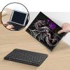 Case for Amazon Fire HD 10 & 10 Plus Tablet (13th/11th Generation, 2023/2021 Release) 10.1" with Keyboard, PU Leather Multiple-Angles Keyboard Case for Amazon Fire Tablet 10, Purple Dragon Rose view 3