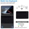BREIDMKFM Keyboard Case for iPad 9th/8th/7th Generation 10.2" with Pencil Holder, Detachable Wireless Bluetooth Keyboard Tablet Cover for iPad Air 3 2019/Pro 10.5 10.5", Fire Skull view 4