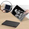 AIRWEE Case for Amazon Fire HD 10 & 10 Plus Tablet (13th/11th Generation, 2023/2021 Release) 10.1" with Keyboard, PU Leather Multiple-Angles Keyboard Case for Amazon Fire Tablet 10, Skeleton view 3