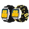 20mm Kids Smartwatch Band, Lamshaw Fabric Elastic Scrunchie Elastic Watch Band Kids Girls Cute Replacement Straps Compatible for HENGTO H69 Kids Smart Watch/Butele H69 Kids Smart Watch/H69 Kids Smart view 1