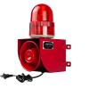 EOKHEOY Outdoor Alarm Siren IP65 Waterproof 120dB Speaker Siren with Strobe Light 1 Tone 25Watt Industrial Emergency Loud Siren with Plug AC110V-120V EOK-01 view 1
