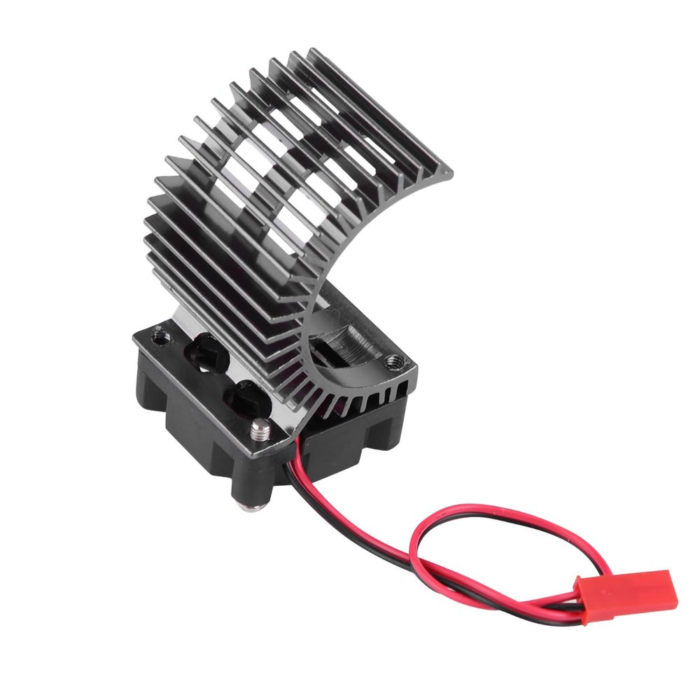 MUNEFE Aluminum Motor Heat Sink,Rc Motor Heatsink,Radiators for Coolin Fans,Suitable for Effective Heat Dissipation Equipment(Black)