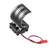 MUNEFE Aluminum Motor Heat Sink,Rc Motor Heatsink,Radiators for Coolin Fans,Suitable for Effective Heat Dissipation Equipment(Black) view 1