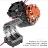 MUNEFE Aluminum Motor Heat Sink,Rc Motor Heatsink,Radiators for Coolin Fans,Suitable for Effective Heat Dissipation Equipment(Black) view 4