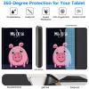 BREIDMKFM Keyboard Case for iPad 9th/8th/7th Generation 10.2" with Pencil Holder, Detachable Wireless Bluetooth Keyboard Tablet Cover for iPad Air 3 2019/Pro 10.5 10.5", Pink Pig view 3