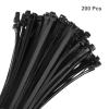 MECCANIXITY 200pcs 20 Inch 53 Lbs Cable Zip Ties Self-Locking Extra Long Nylon Cable Tie Wraps 5/16" for Cord Management, Black view 3