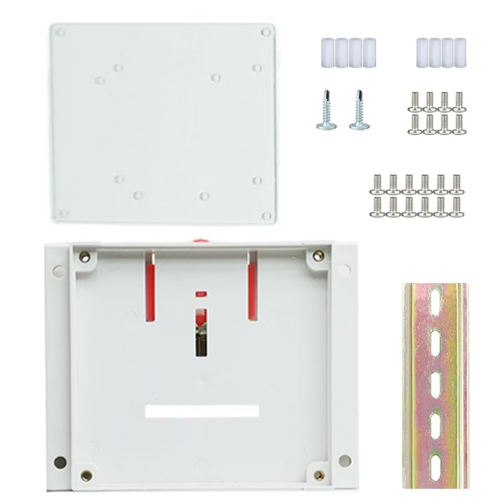 DWWTKL DIN Rail Mount Bracket for Arduino Uno and Raspberry Pi A+ B+ 2B 3B 3B+ 4B Zero Esp32 Wemos d1 r32 Mega Mkr Beagle Bone (Mount Bracket)