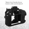 Camera Silicone Case for D3200 , Soft Silicone Protective Cover Skin, Shock Proof Anti Slip Protective Sleeve Cover (Black) view 3