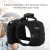 Camera Silicone Case for D3200 , Soft Silicone Protective Cover Skin, Shock Proof Anti Slip Protective Sleeve Cover (Black) view 4