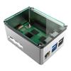 anidees Aluminum Extra High Pi case for Raspberry Pi 5  Silver (AI-PI5-SG-H) view 1