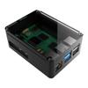 anidees Aluminum Pi case for Raspberry Pi 5  Black (AI-PI5-BB) view 1