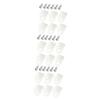 Hemoton 300pcs Electrical Clamps Cable Tacks r Clip for Wire Cable Clamp Organizing Buckle Wire view 1