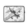 360 Protective Sketch Plane Flat Engineering Drawing Laptop Sleeves Bag Compatible with MacBook 13-14 inch, Notebook Computer, hp Chromebook Case, Waterproof Shock Resistant Laptop Bag view 1