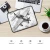 360 Protective Sketch Plane Flat Engineering Drawing Laptop Sleeves Bag Compatible with MacBook 13-14 inch, Notebook Computer, hp Chromebook Case, Waterproof Shock Resistant Laptop Bag view 4