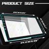 Lecctso Car Navigation Screen Protector, Car Screen Tempered Glass Protector, Car Touchscreen Protector, Car Interior Accessories Universal for Most Cars (black edge HD, 10.1inches) view 2
