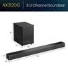 Hisense AX3120G Soundbar Speaker Black 3.1.2 Ch 360W with Subwoofer, Dolby Atmos & DTS:X (Renewed) view 2