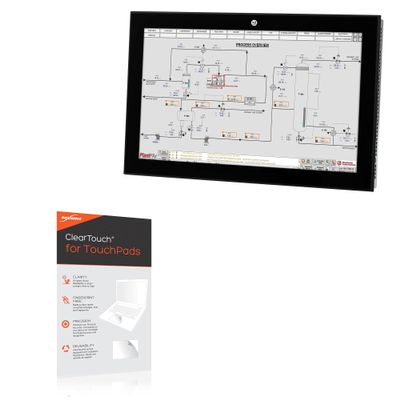 BoxWave Touchpad Protector Compatible with Allen Bradley VersaView 6300M (10.4 in) - ClearTouch for Touchpad (2-Pack), Pad Protector Shield Cover Film Skin