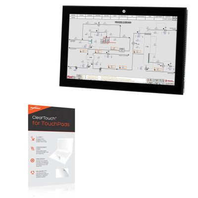 BoxWave Touchpad Protector Compatible with Allen Bradley VersaView 6300M (24 in) - ClearTouch for Touchpad (2-Pack), Pad Protector Shield Cover Film Skin