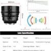 7artisans 14mm T2.9 Large Aperture, 270Focus Stroke, Full-Frame 114Ultra-Wide-Angle Spectrum Cine Lens Compatible for Sony A7 Series A7R A75 A7SII A9 A7C A1 view 3