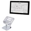 BoxWave Stand and Mount Compatible with Allen Bradley VersaView 6300M (10.4 in) - Executive VersaView Laptop Stand, Ergonomic Adjustable Viewing Angle Metallic Riser - Metallic Silver view 1