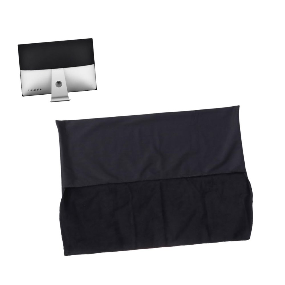 HOMSFOU 21 Inch Computer Monitor Cover Polyester Cover for Screen Protector with Open Bottom