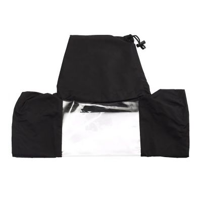 CHICHIYANG Nylon Camera Rain Cover, Nylon Raincoat Clear Screen Sleeve for Sony for Canon for Nikon DSLR Camera