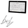BoxWave Stand and Mount Compatible with Allen Bradley VersaView 6300M (24 in) - Compact QuickSwitch Stand, Portable Multi Angle Viewing Foldable Riser - Metallic Silver view 1
