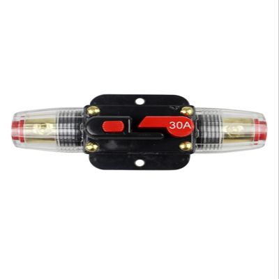100A 50A 60A 80A 150A 12V 24 Car Truck Audio Amplifier Circuit Breaker Fuse Holder AGU Style Stereo Amplifier Refit Enjoyable (Size : 100A)