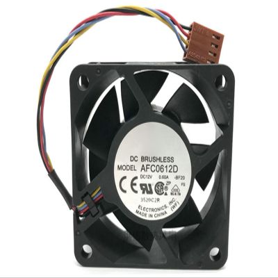 AFC0612D 60mm 6025 60x60x25mm 12V 0.60A 4-Wire 4Pin PWM Double Ball Bearing High Volume Air Cooling Fan