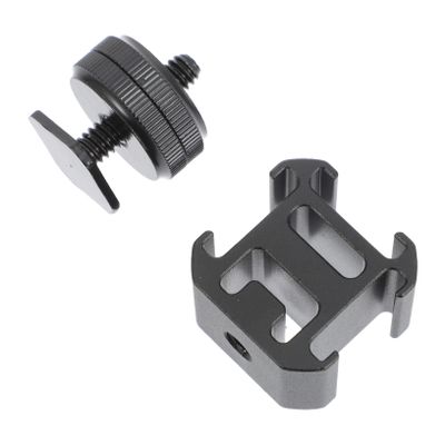jojofuny 3sets Hot Shoe Mount Adapter for Tripod Holder Secure Locking Disk Compatible Microphones Led Lights and Cameras Accessory for Photography and Videography