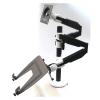 10"-15.6" Laptop+10"-27" Monitor Bracket Double Arm Laptop Table Stand Notebook Desk Mount Laptop Stand (Color : AOC-LP1202) view 2