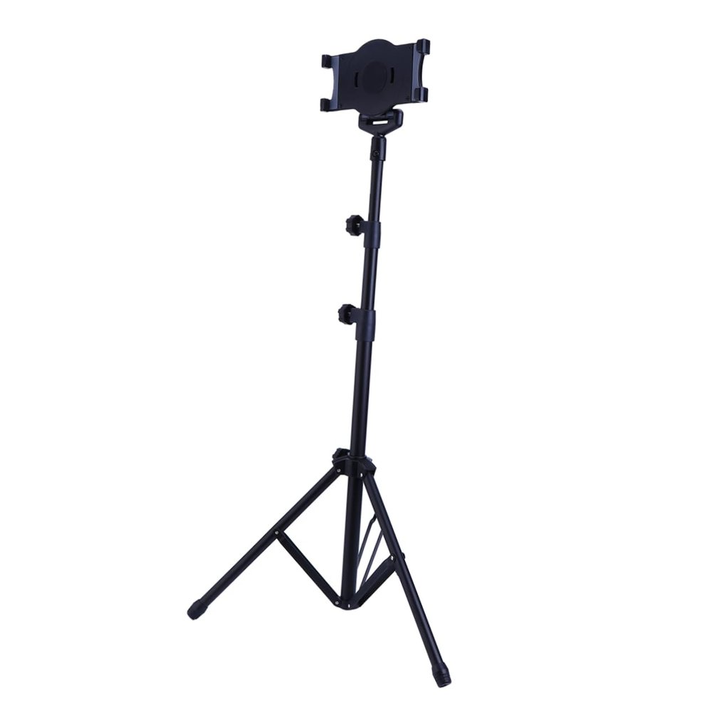 Hemoton Adjustable Telescopic Tablet Tripod Stand Rotating Holder for Tablets for Home Office and Travel Use