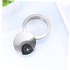 jojofuny 4pcs Round Wiring Outlet Cover Silver Desk Grommet for Neat Zinc Alloy Easy Installation -Wobble Design for Office and Home Desks view 2
