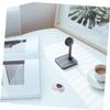 jojofuny 4pcs Round Wiring Outlet Cover Silver Desk Grommet for Neat Zinc Alloy Easy Installation -Wobble Design for Office and Home Desks view 4