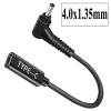 Bacron DC 4.0x1.35mm USB C Cable, Male to DC Female 12V 19V 20V Adapter, USB C to 4.0x1.35mm Adapter Made for Asus Laptop Series, Router, Printer, RVs, Solar Generator view 2