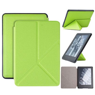 Case for 6-inch Kindle Paperwhite 1/2/3 2012 2013 2015, Standing Origami Slim Shell Cover with Auto Wake/Sleep for Amazon Kindle Paperwhite Prior to 2016 E-Reader Green