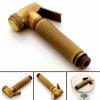 Antique Handheld Bidet Sprayer for Toilet, Brass Cloth Diaper Sprayer Kit Wall Mounted Bidet Sprayer Set Single Handle Toilet Bidet Sprayer Kit with 150cm Shower Hose view 4