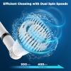 Electric Spin Scrubber, Upgraded Bathroom Cleaner, Power Shower Cleaning Brush with Extendable Handle & 4 Brush Heads, Dual Speed & USB-C Charging, Shower Scrubber for Bathtub, Tile, and Floor view 2