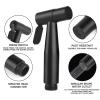 Bidet Sprayer for Toilet, Handheld Bidet Toilet Attachment Sprayer, Bathroom Sprayer Kit, Stainless Steel Baby Diaper Cloth Washer,Black (Color : Brushed Gold) view 3