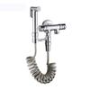 Bathroom Bidet Sprayer Kit Brass Toilet Bidet Shower Kit with Elastic Tube, for Personal Hygiene view 1