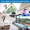 QICBYING Motorized Ceiling TV Mount, Hidden Drop Down TV Lift, Telescopic Electric TV Lift with Auto Lifting, 0-85 Flip Down, Fits 32-70 Inch TVs Motorized TV Stand view 3