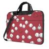 YYHWHJDE Fastball Ball Pitcher pattern Fashionable and ultra-thin shoulder laptop bag 13 inch Shockproof soft lining view 1