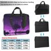 YYHWHJDE Purple night pattern Fashionable and ultra-thin shoulder laptop bag 13 inch Shockproof soft lining view 2